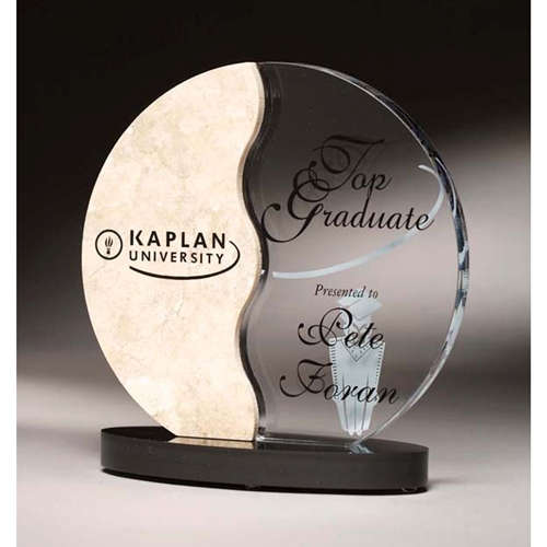 Black and clear acrylic plaque - Xpress Awards