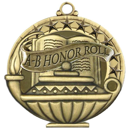 "A-B" Honor Roll Medals