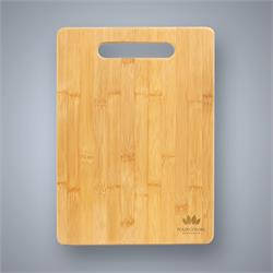 Bamboo Cutting Board with Handle Cutout