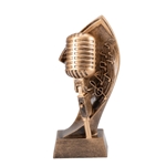 Microphone Theme Resin Trophies