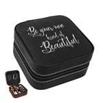 Engraved Leatherette Jewelry Box