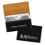 Leatherette Hard Business Card Case