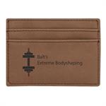 Leatherette Money Clip/Card Holder