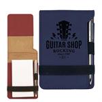 Leatherette Notepad and Pen Small