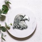 Eagle Head Pewter Accent