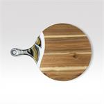 XL Round Acacia Board With Handle