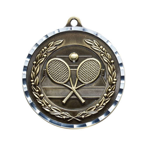 Tennis Diamond Cut Medals