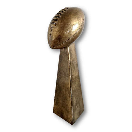 FANTASY FOOTBALL 10 1/4 REPLICA LOMBARDI SUPER BOWL TROPHY FREE PLAQUE!