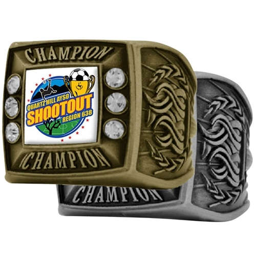 Custom Fantasy Football Ring Three Timer 