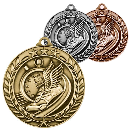 Track Wreath Medals