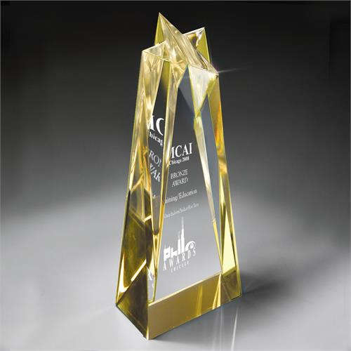 Gold Star Power Sculptured Lucite Small