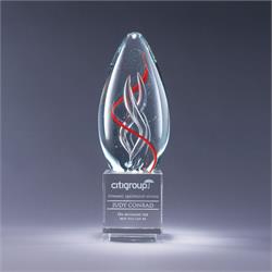 Spiro Art Glass Trophy