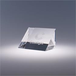 Triad Crystal Paperweight