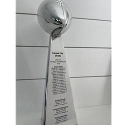 Super Bowl Trophy. Buy any 5 save $140.00.