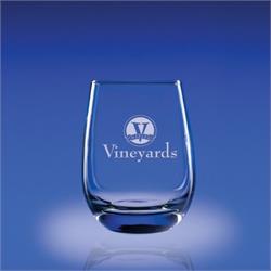 15.5oz. Tangent Stemless Red: Made Glass _SECOND