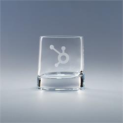 8.75oz. Elliptic Whiskey: Blown Crystal _FOURTH